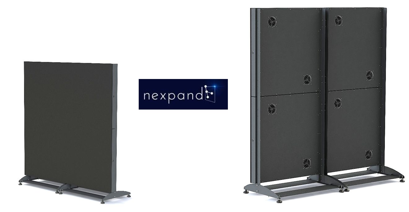 Réalisation pour Nexpand : caissons d'afficheurs LED